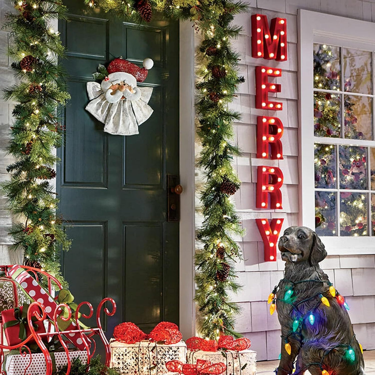 Dazzle Bright 100 pies 300 luces LED de Navidad que cambian de colo...