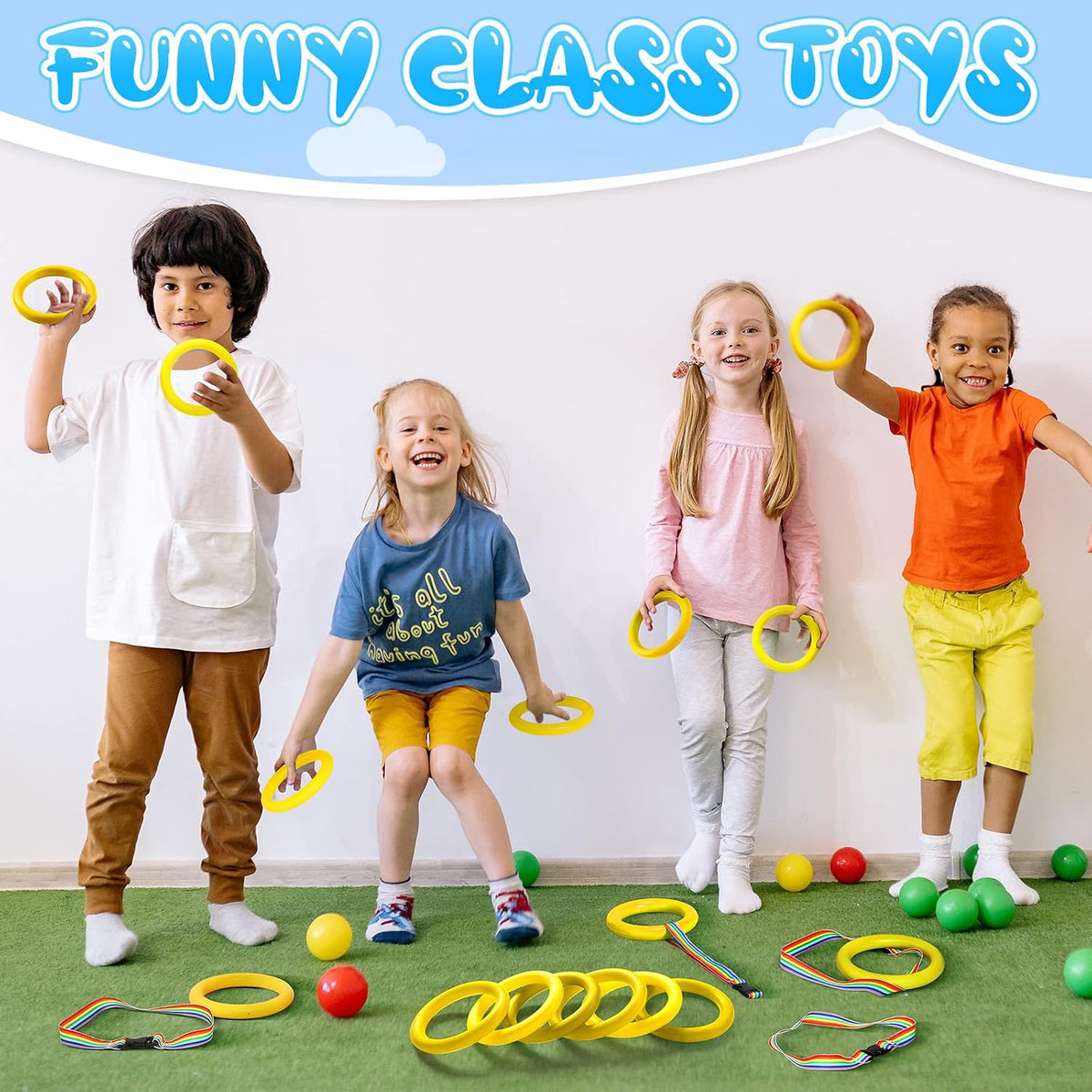 Tatuo Juego de 12 cuerdas para caminar para niños pequeños en edad...