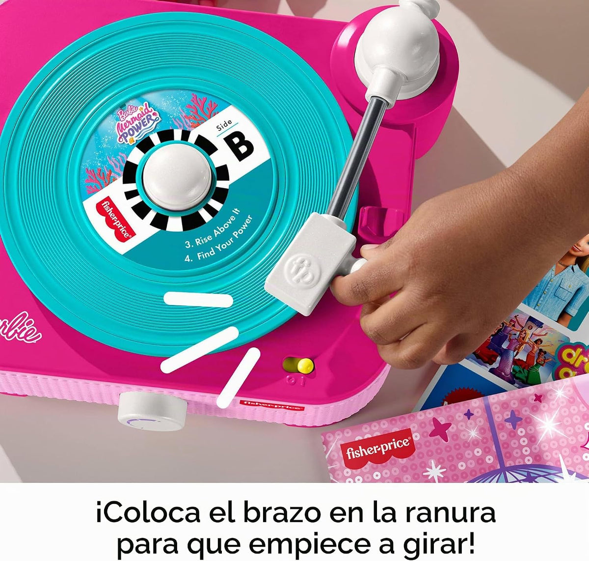 Fisher-Price Barbie - Juguete musical para tocadiscos | Tocadiscos...