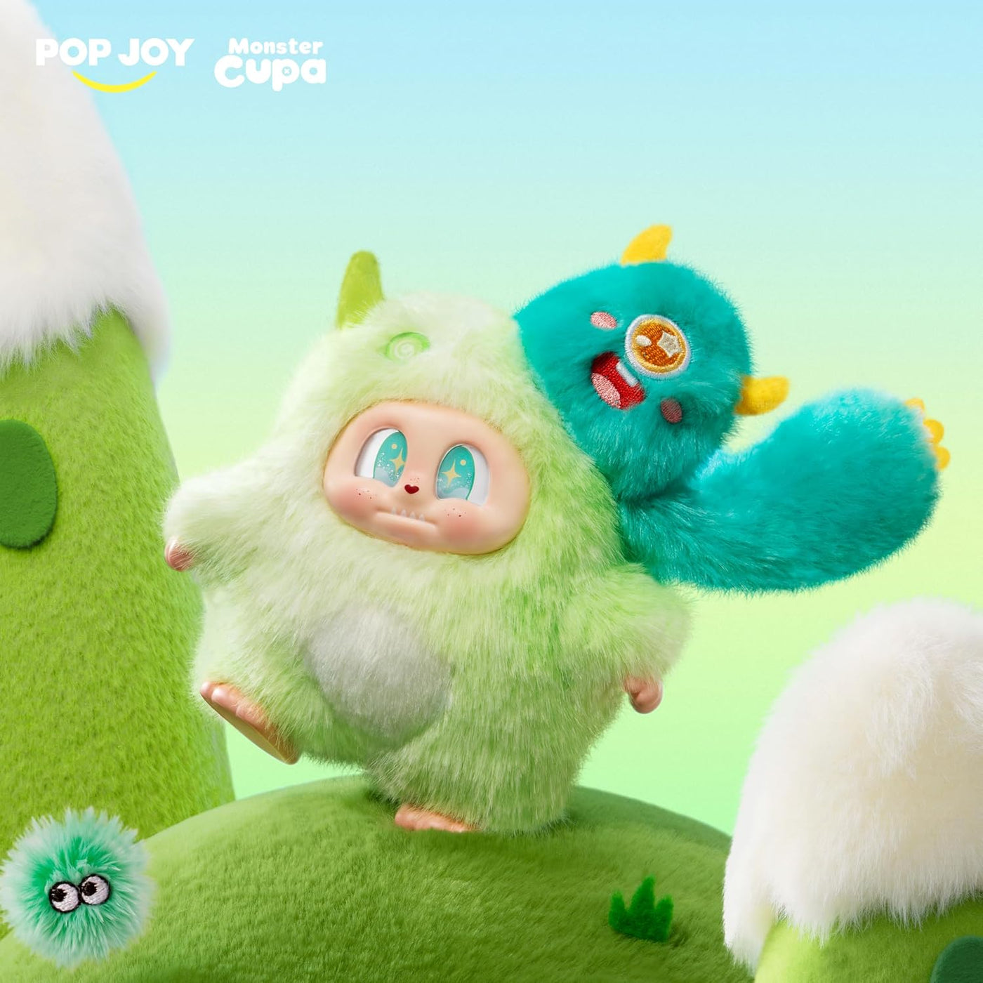 POP JOY Peluche Blindbox Monster Cupa - Llavero de peluche (al azar...