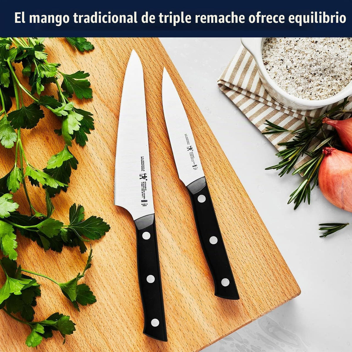 HENCKELS Dynamic Razor-Sharp - Juego de cuchillos de 15 piezas, cuc...