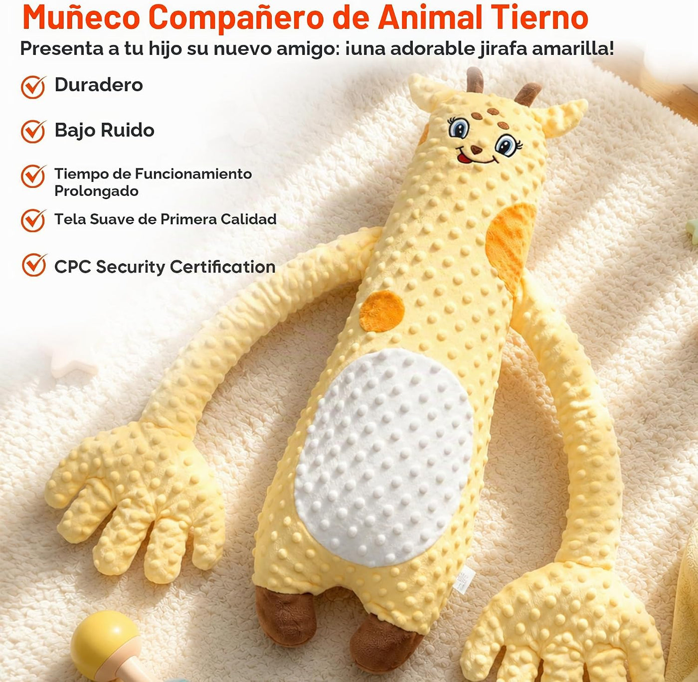 Juguete de peluche interactivo, lindo animal de peluche para niñas...