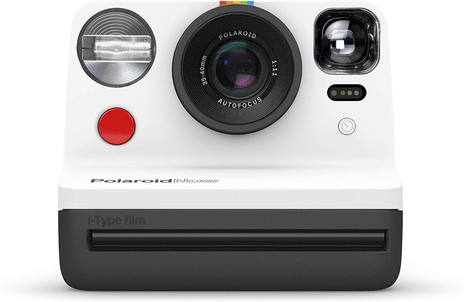 Cámara instantánea Polaroid Now I-Type reacondicionada - Negro & Bl...