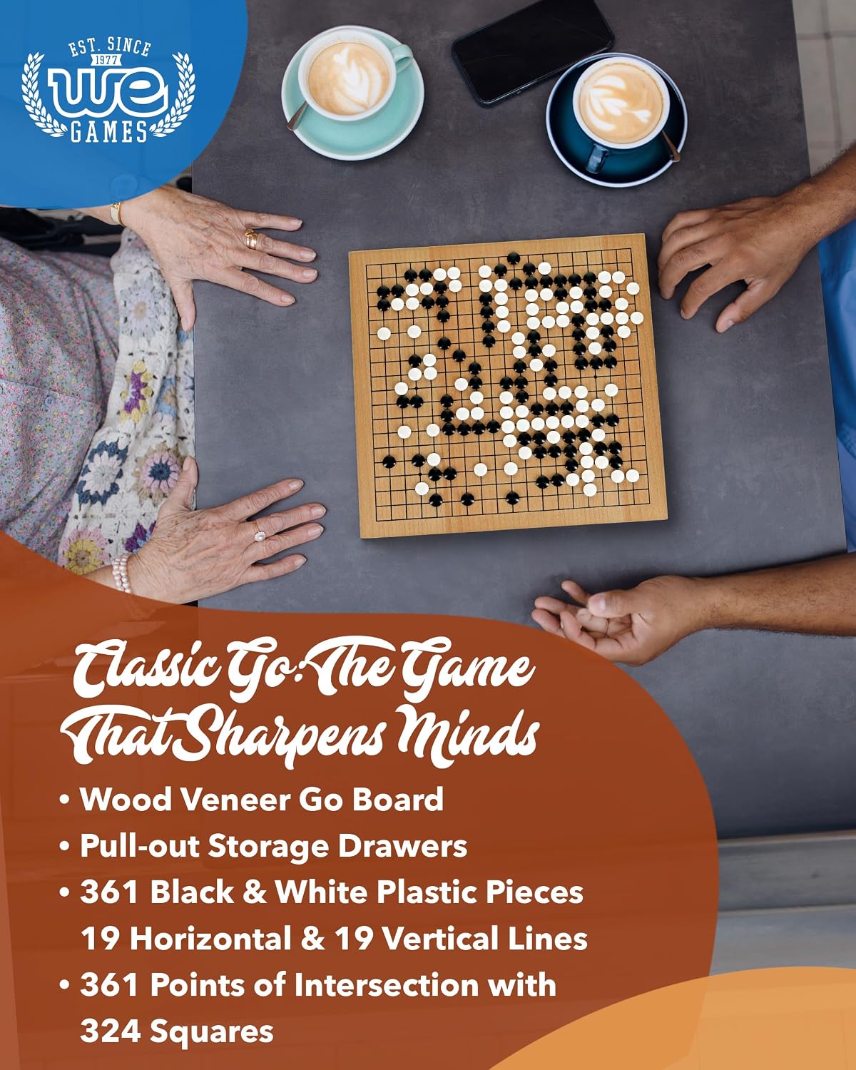 Juego de Go Tradicional 12"