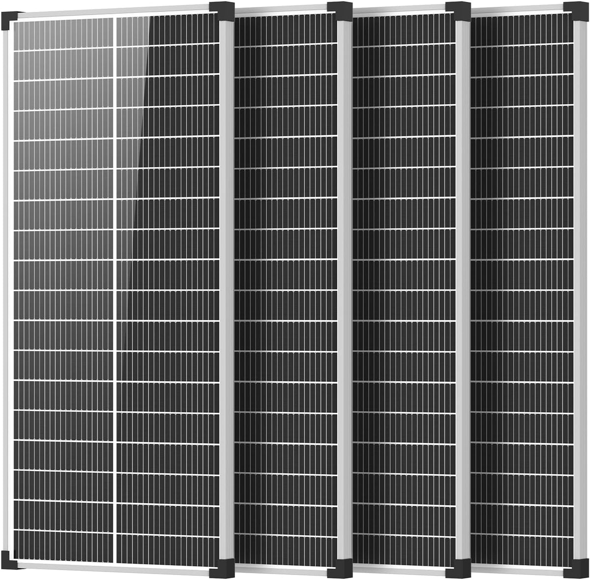 AeternaSol Panel solar de 400 vatios, 4pcs 100w paneles solares 12V...