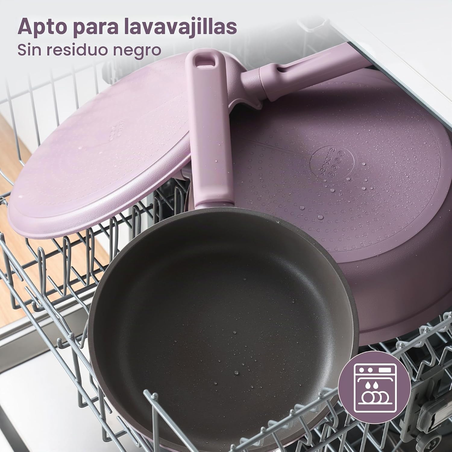 SENSARTE Juego de 20 ollas y sartenes antiadherentes, juego de uten...