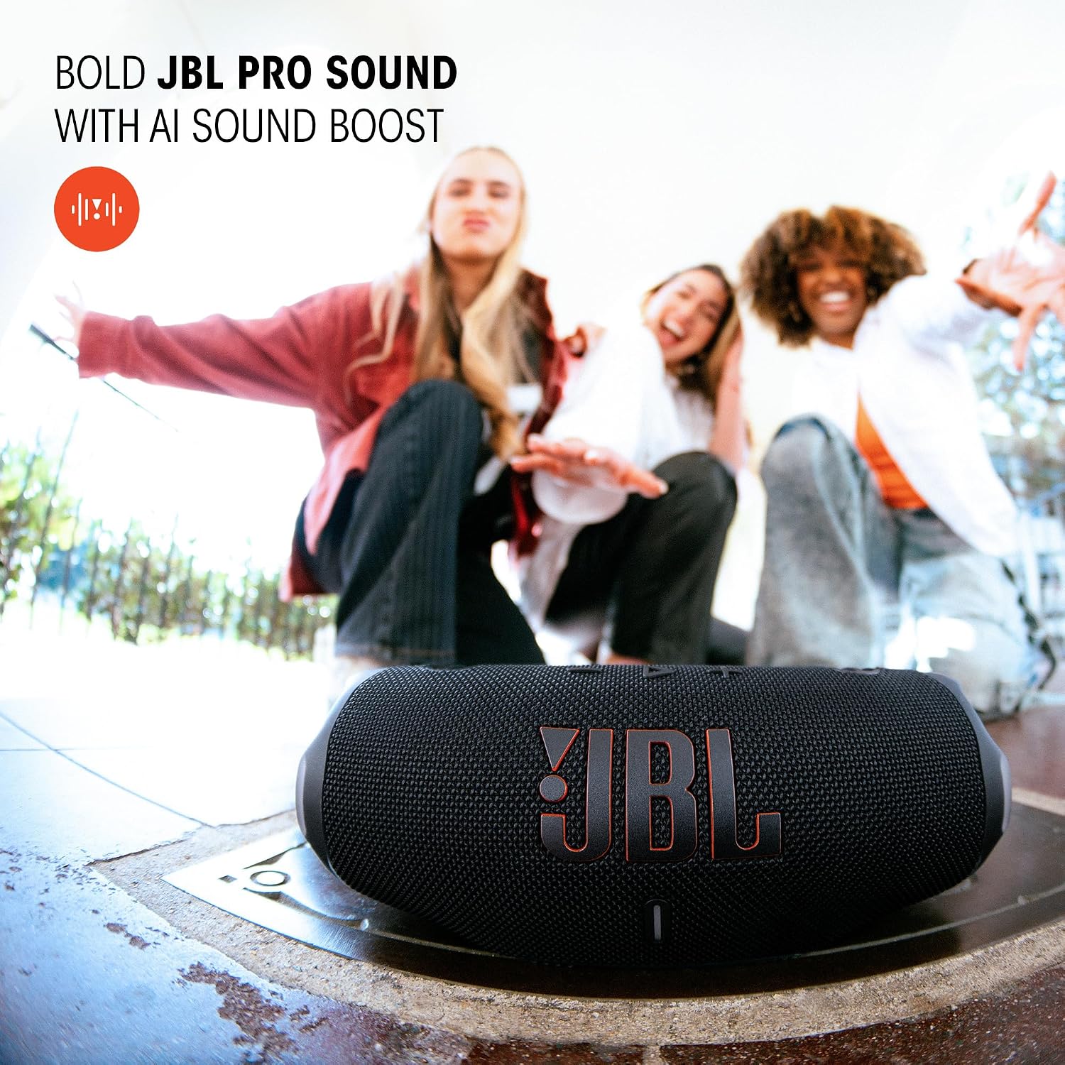 Altavoz Bluetooth portátil JBL Charge 6, impermeable, a prueba de c...