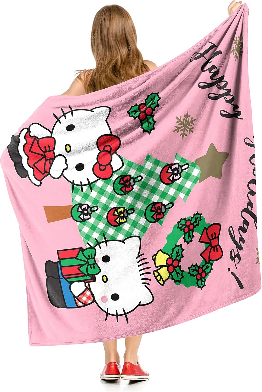 Northwest Hello Kitty - Manta de seda táctil, 50 x 60 pulgadas, mué...