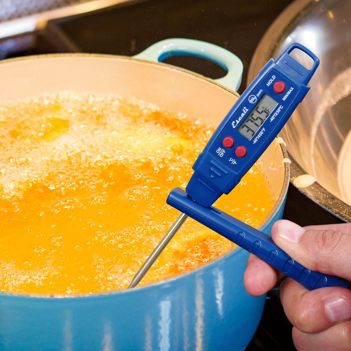Escali DHP4 Termómetro digital para carne resistente al agua de fác...