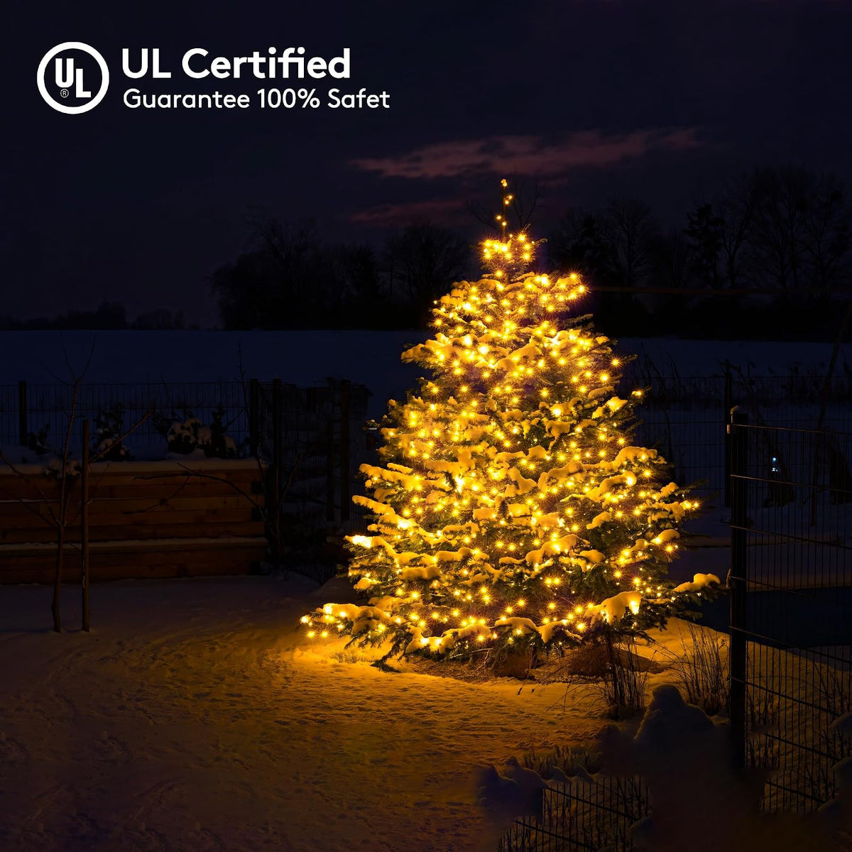 BlcTec Luces de Navidad, 800 luces LED para árbol de Navidad de 272...