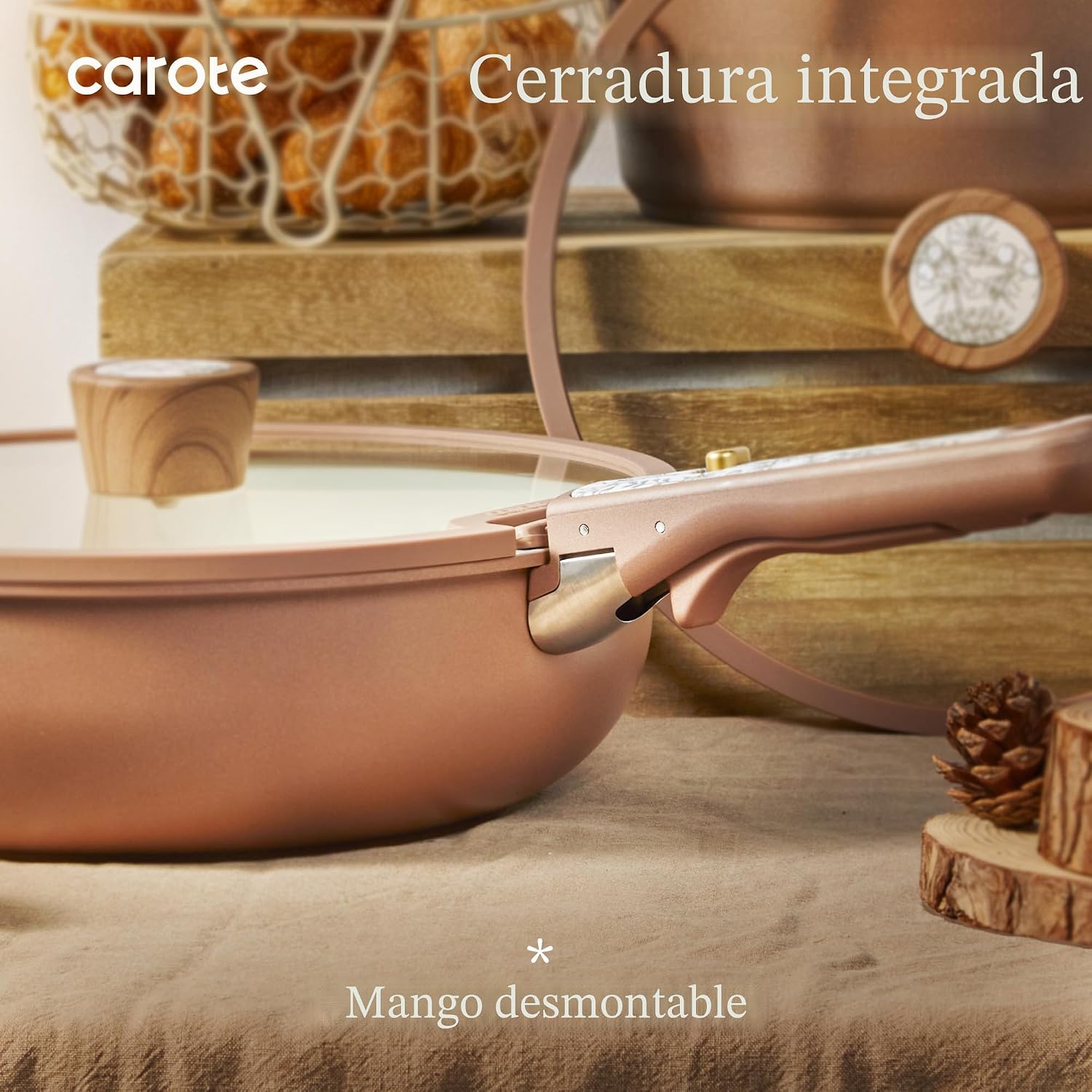 CAROTE 25pcs sistemas de utensilios de cocina de cerámica, ollas |...