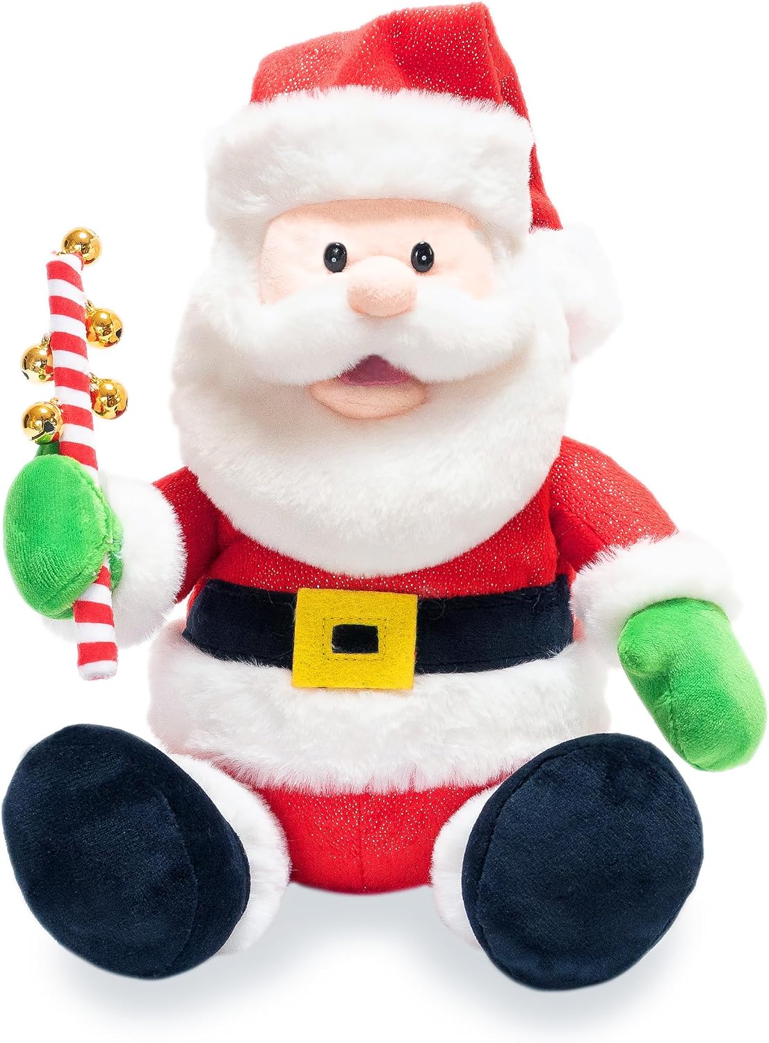 Cuddle Barn - Papá Noel Jingling | Juguete de peluche navideño de P...