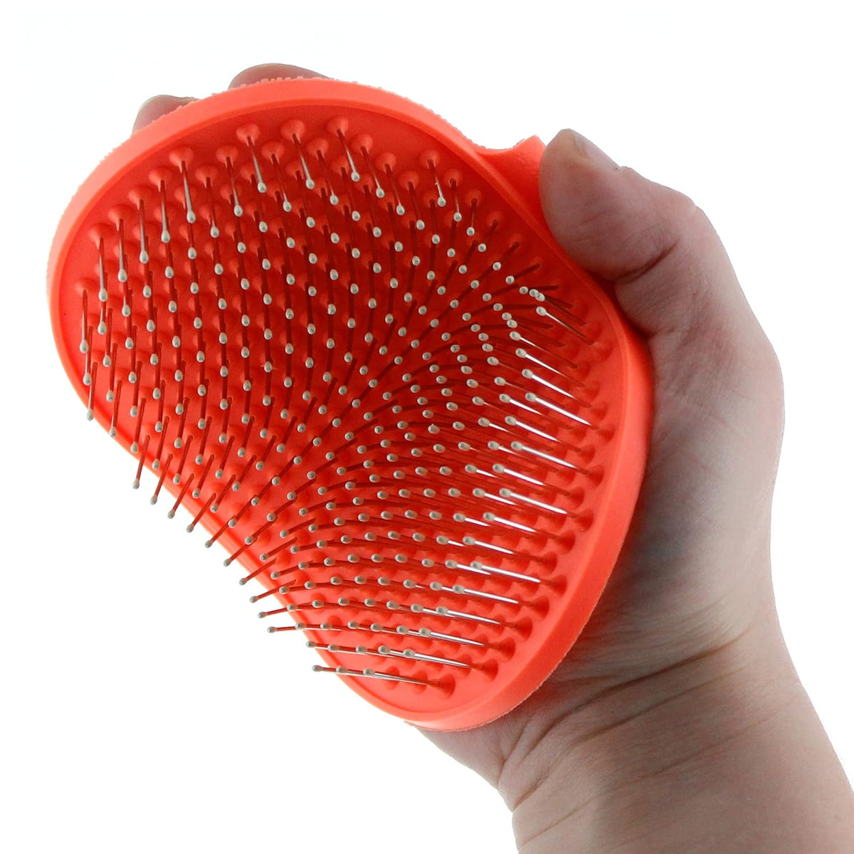 Raw Paws Cepillo de mano para perros y gatos, con punta de goma | C...