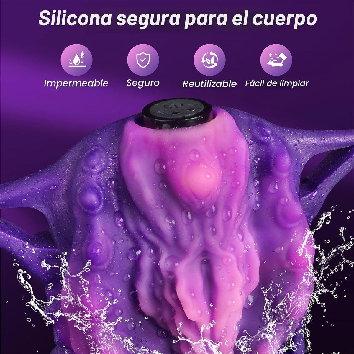 Juguete sexual con amoladora vibradora para montar, 10 modos, jugue...