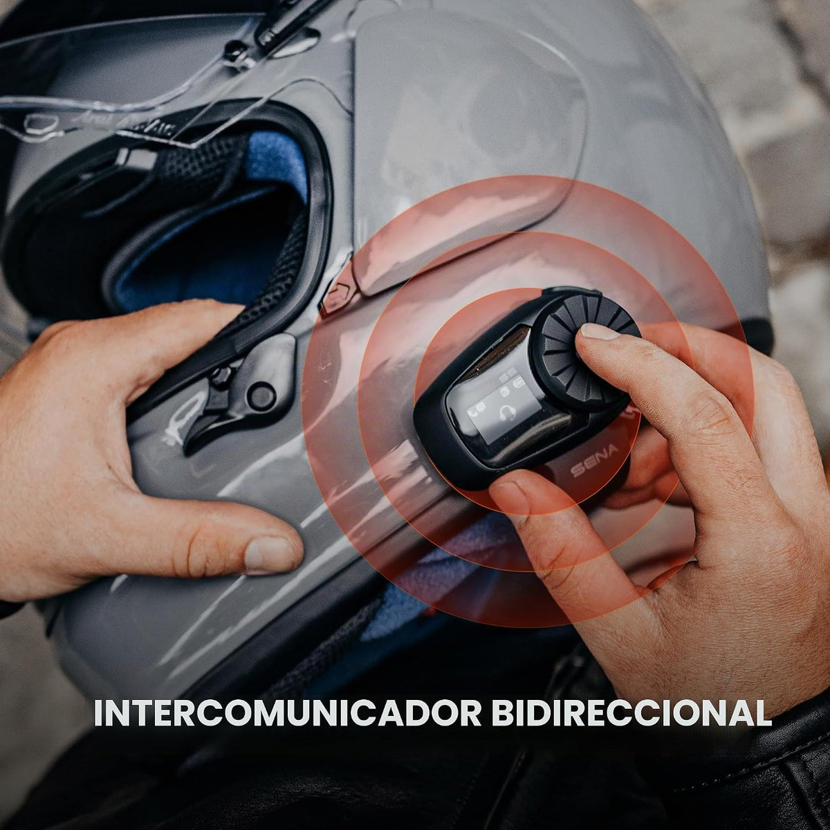 Sena 5S sistema de comunicación Bluetooth para motocicletas, color...