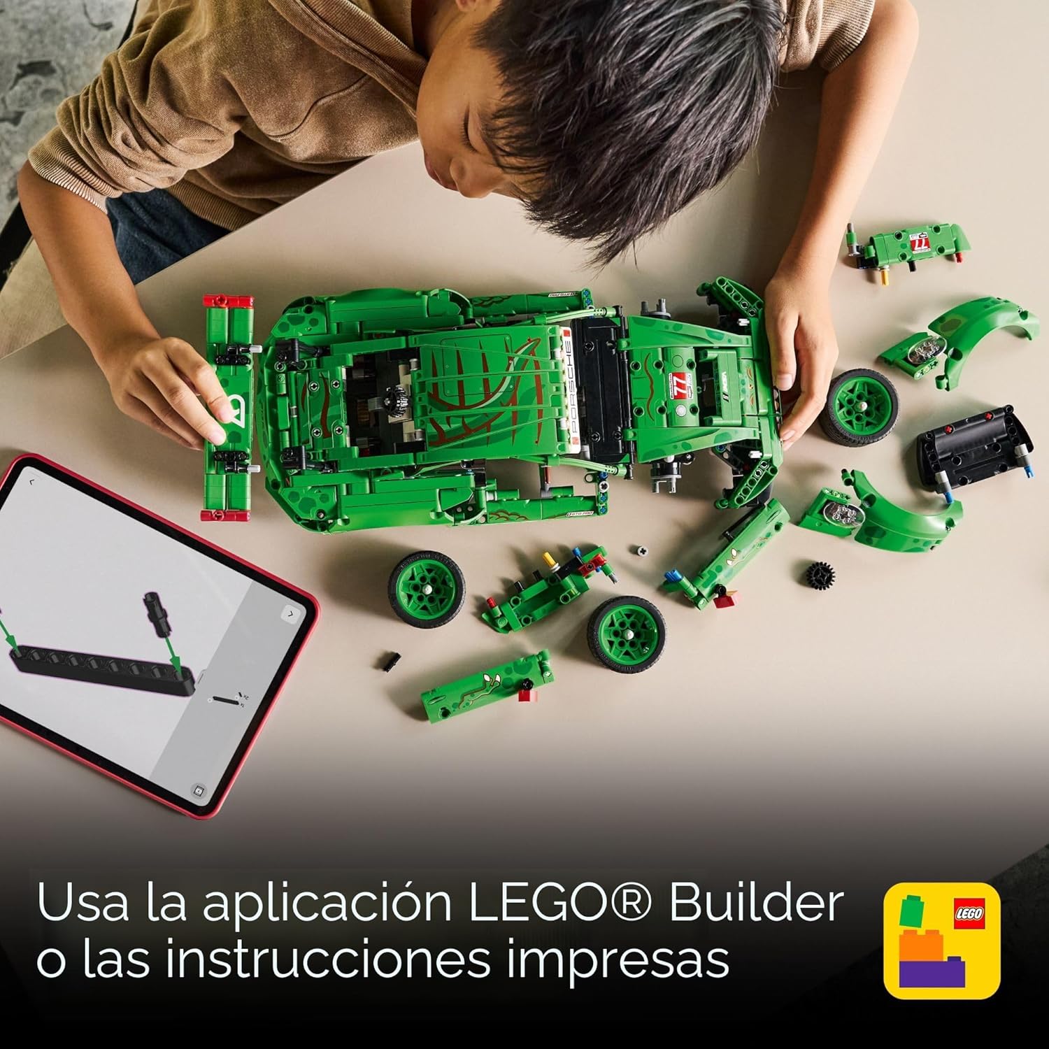 LEGO Technic Porsche 911 GT3 R Rexy AO - Juguete de construcción de...