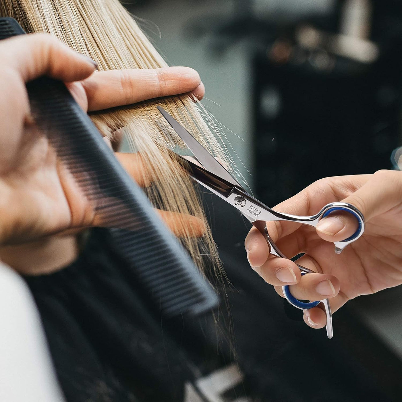 Corte de pelo tijeras de salón de peluquería UlG peluquería tijera...