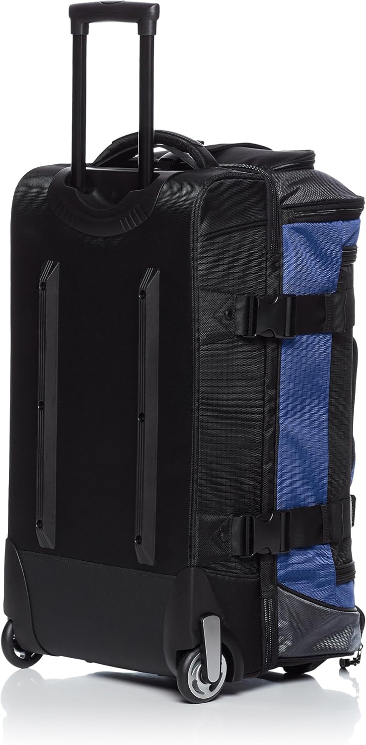 Amazon Basics - Bolsa con ruedas de Ripstop, Azul