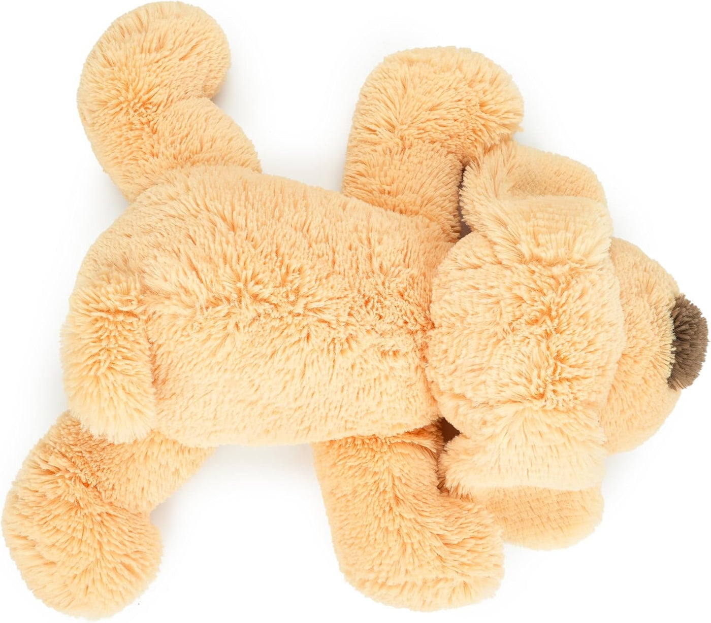 WEIGEDU Juguete de peluche de perro acostado, 20 pulgadas | Amarill...