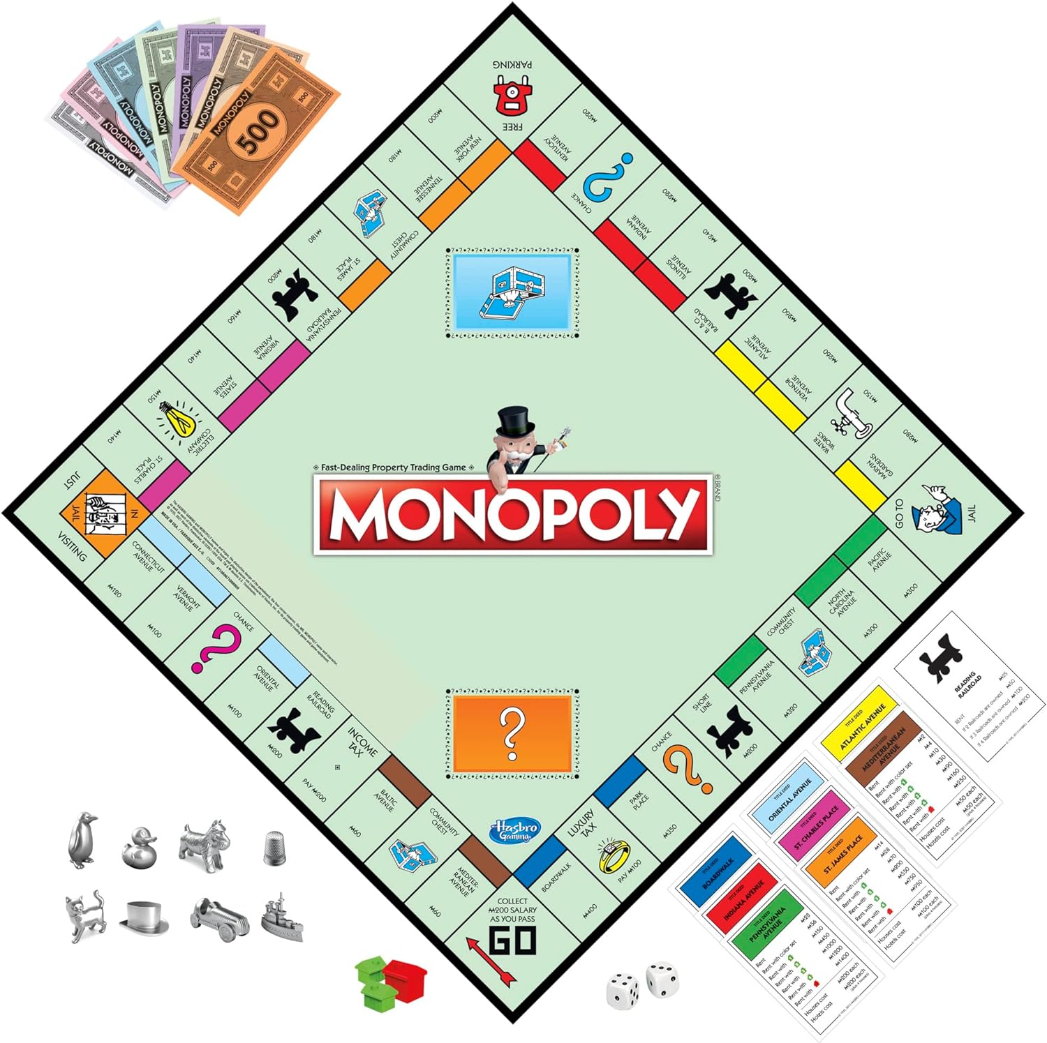 Monopoly - Juego de mesa familiar para 2 a 6 jugadores y niños a pa...