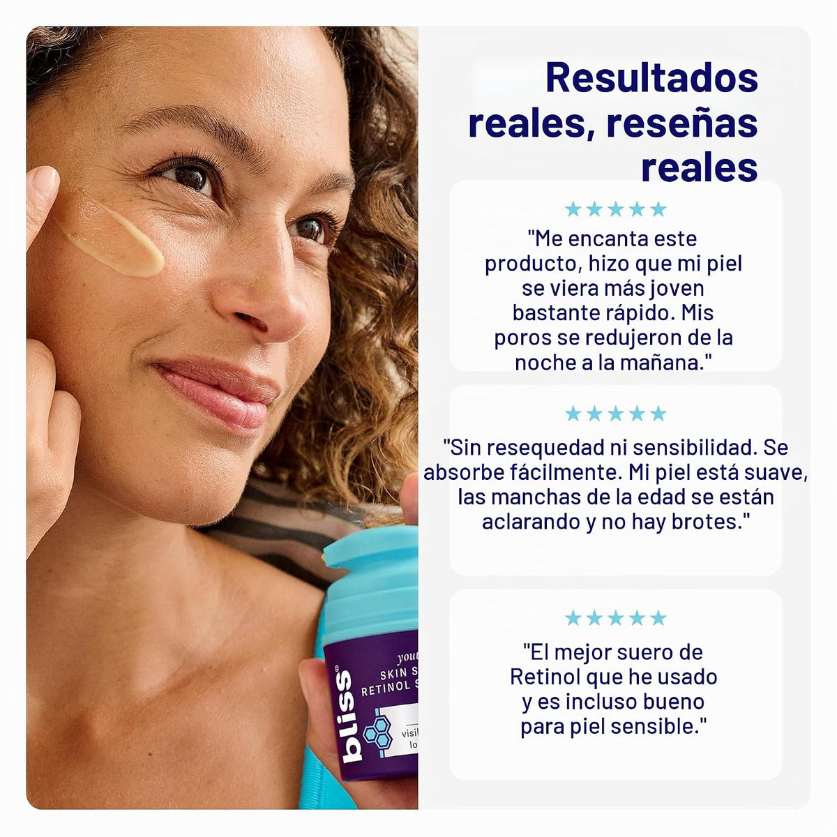 Bliss Youth Got This™ - Suero facial suavizante de retinol, 0.67 on...
