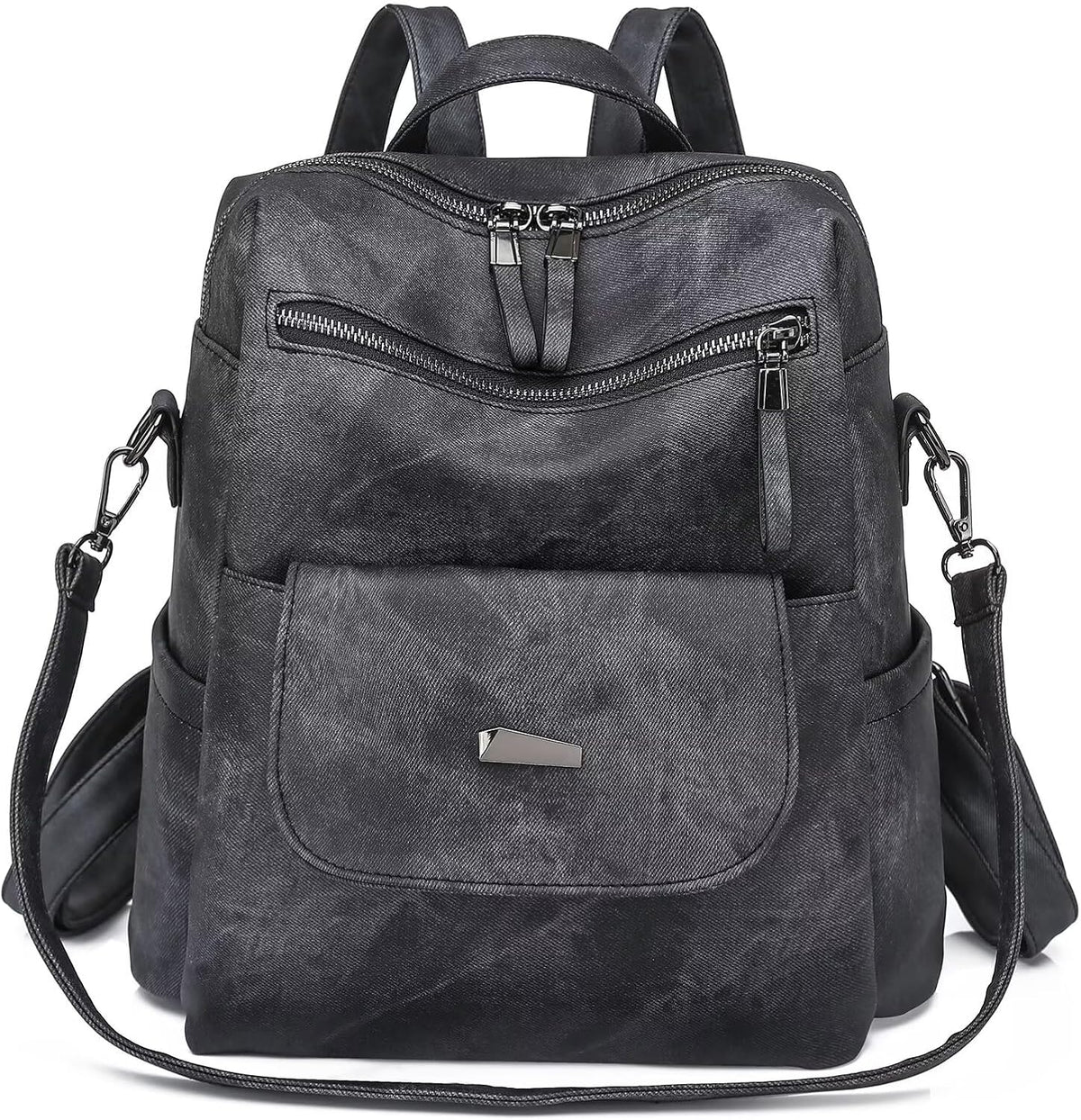 WYFJNX - Mochila pequeña de piel sintética para mujer y mujer, colo...