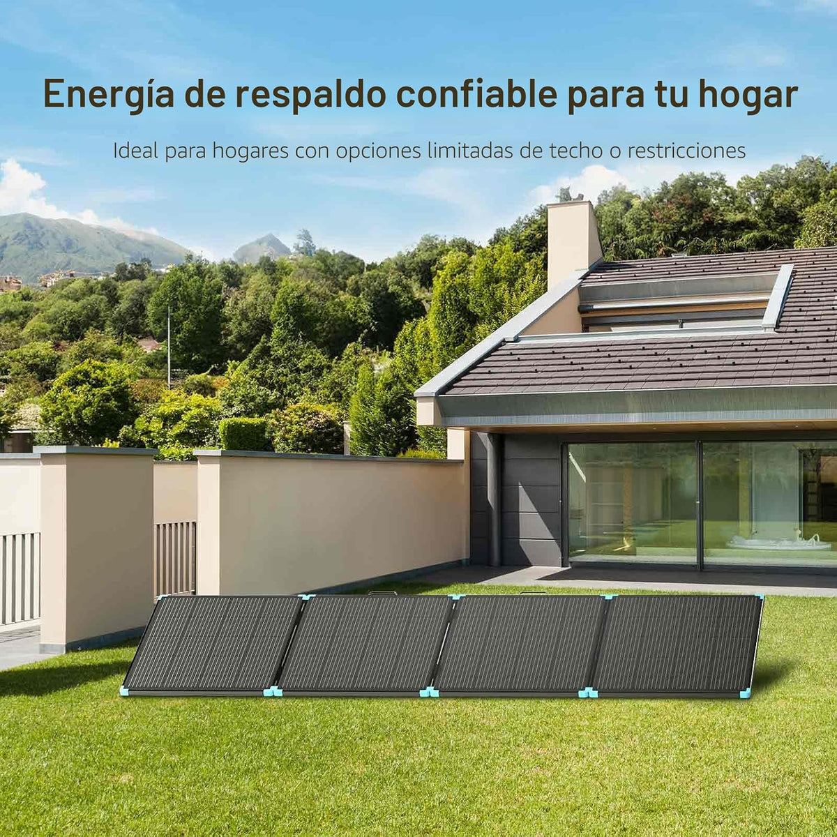 Panel solar portátil Renogy de 400 W, materiales de primera calidad...