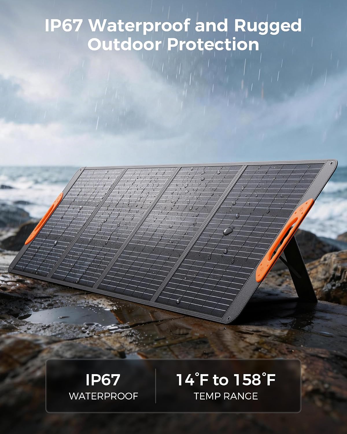 ZOUPW Panel solar portátil de 200W para la central eléctrica | Pane...