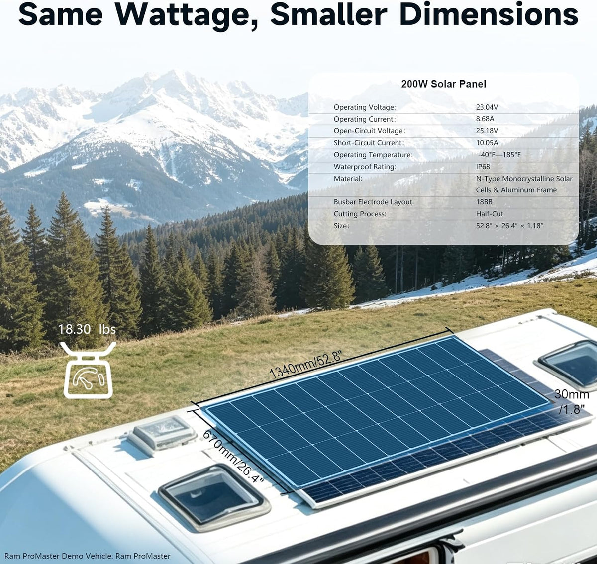 400W 2Pack 2Pack 200W Paneles Solares Bifaciales 25% Alta Eficienci...
