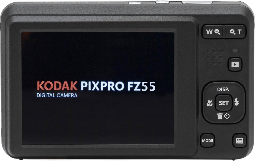 Kodak PIXPRO FZ55 - Cámara digital roja de 16 MP con zoom óptico 5X...