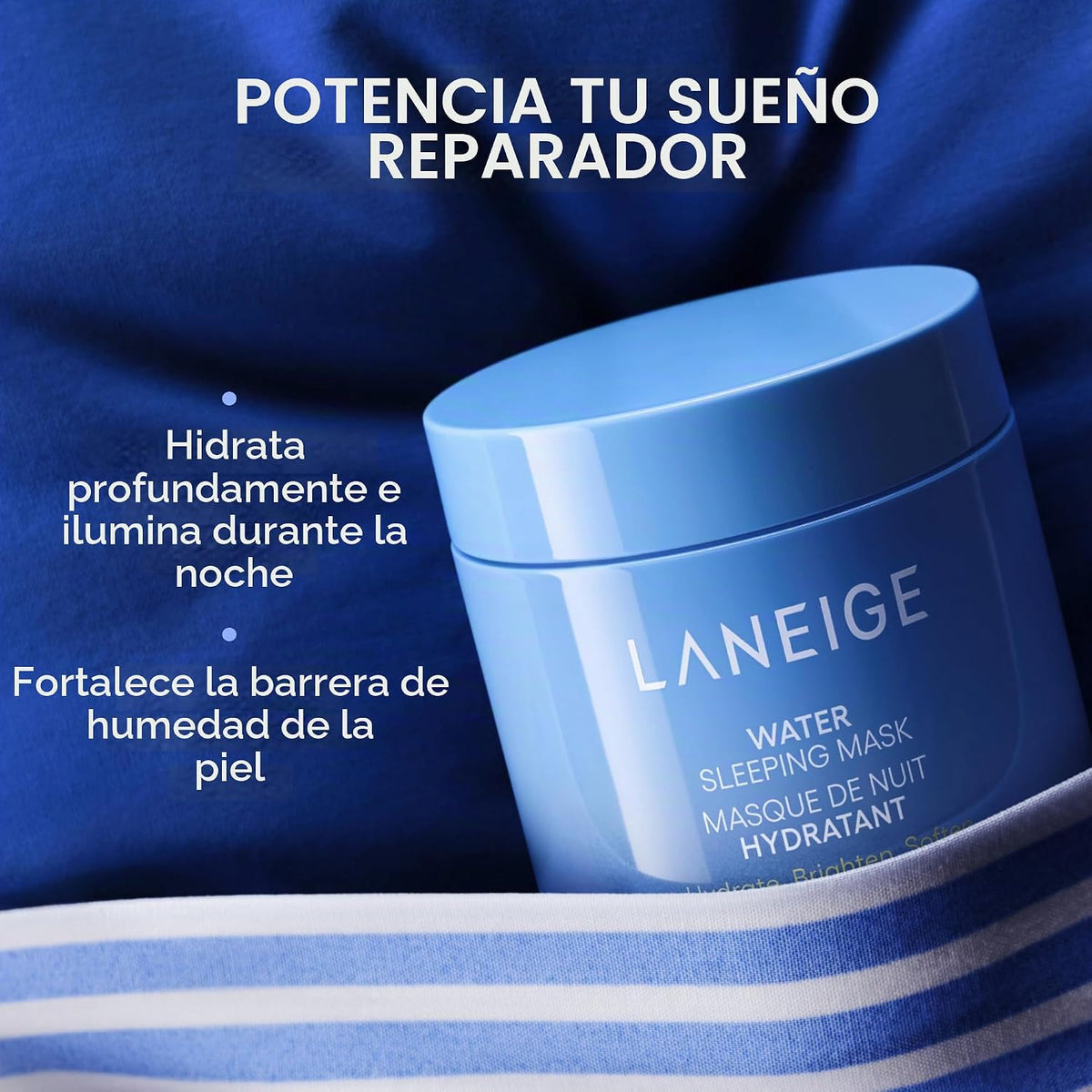 LANEIGE Crema Hidratante Water Bank Azul con Ácido Hialurónico: Cre...