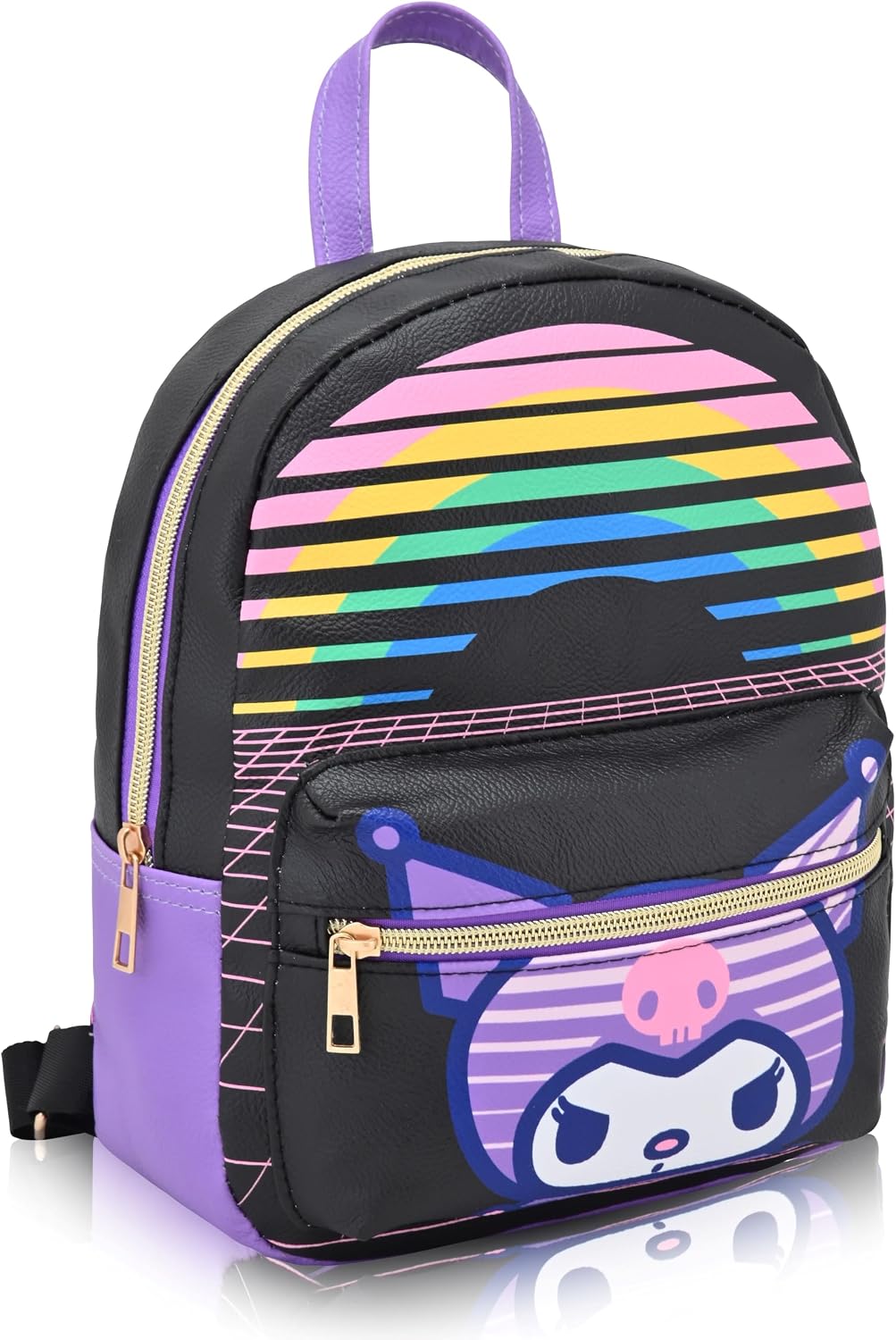 Sanrio Hello Kitty y sus amigos Kuromi Mochila | Mini bolso de piel...