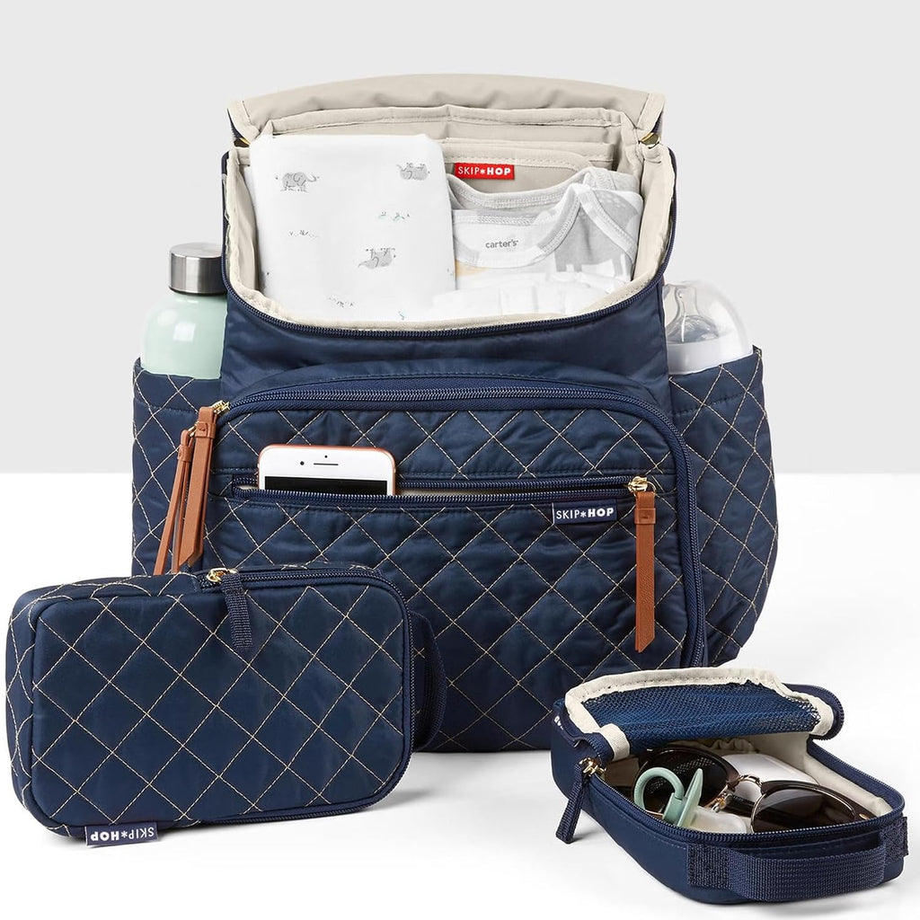 Skip Hop Mochila Bolsa de Pañales: Forma, bolsa de viaje multifunci...