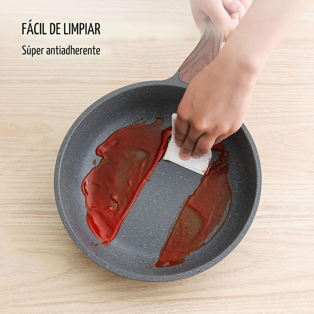 SENSARTE Juego de utensilios de cocina antiadherentes de 13 piezas,...