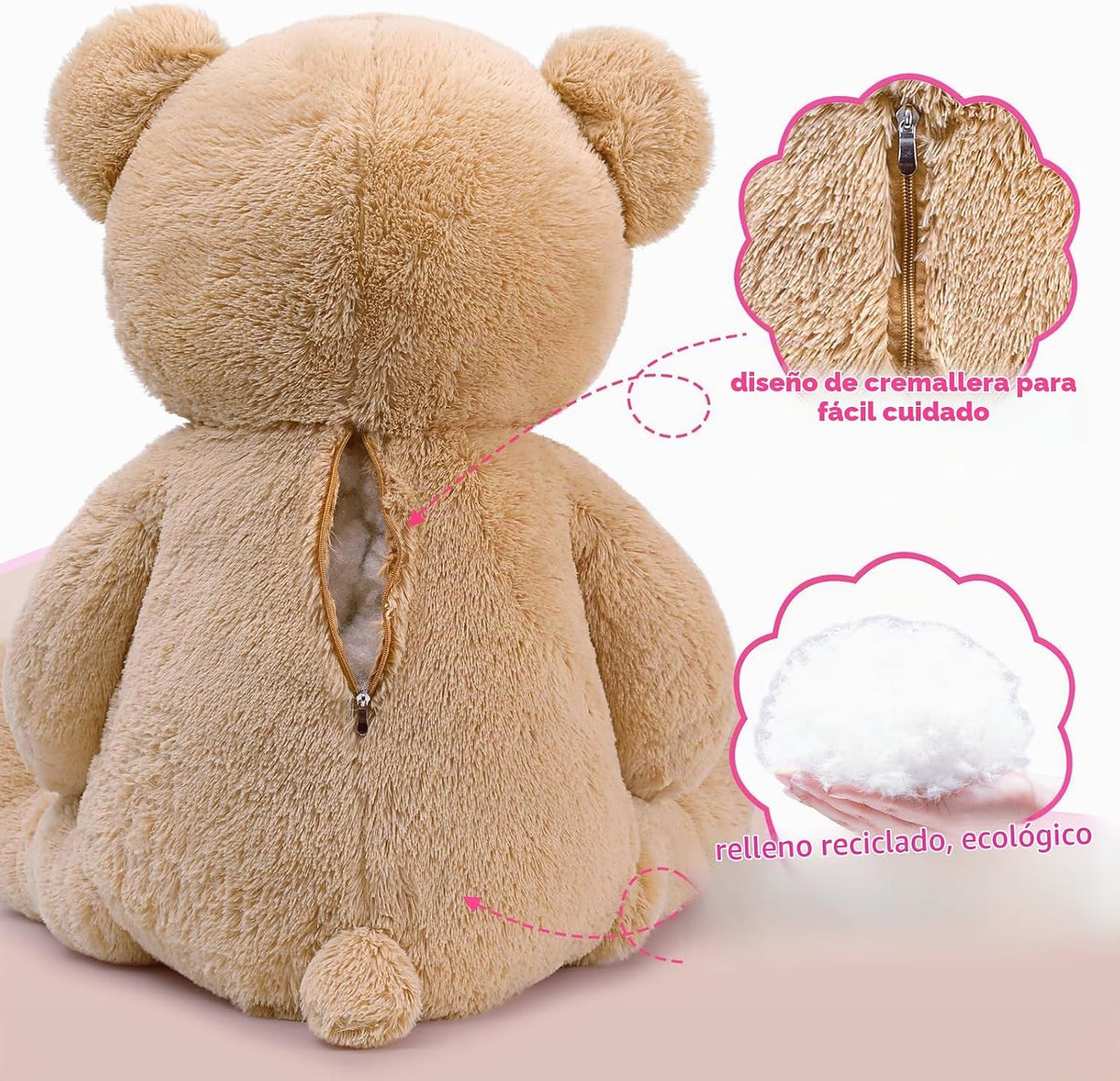 Tezituor Oso de Peluche Grande Animal de Peluche, Oso de Peluche Gi...