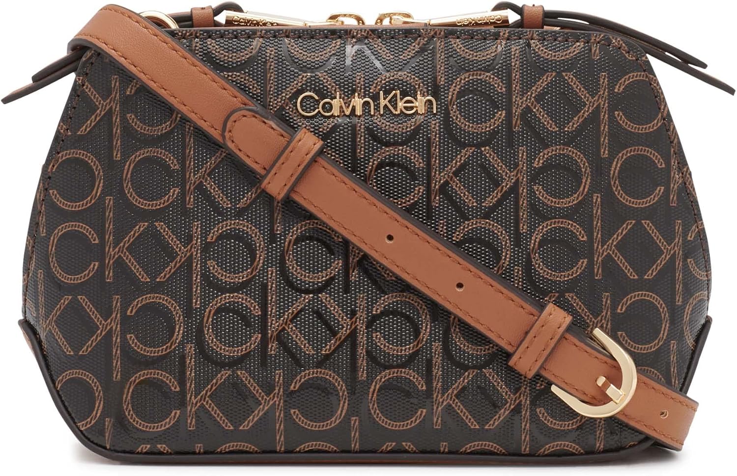 Calvin Klein Lucy - Bandolera cruzada con triple compartimento para mujer