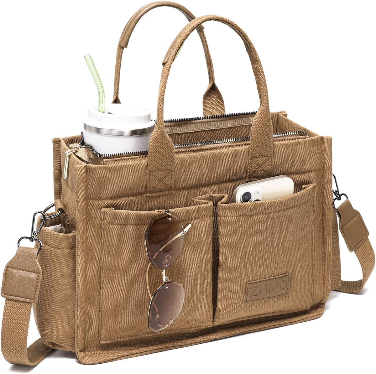ZHMO Bolso de lona para mujer, bolsos cruzados para mujer, bolsos d...