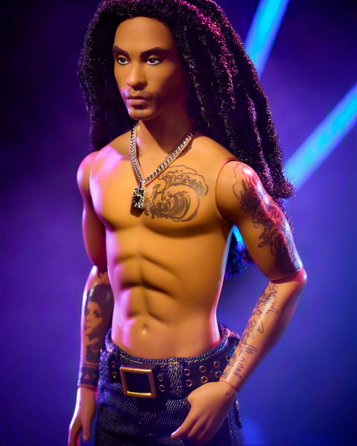 Barbie Muñeca Kenbassadors Lenny Kravitz de la firma | Muñeca de mo...