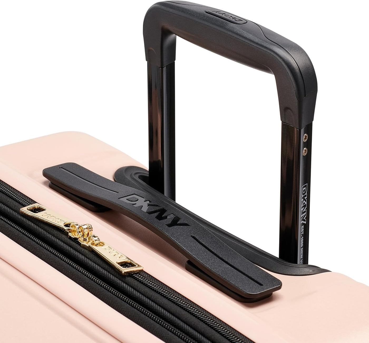 DKNY Amazon Exclusive On the Go - Equipaje a cuadros de 25 pulgadas...
