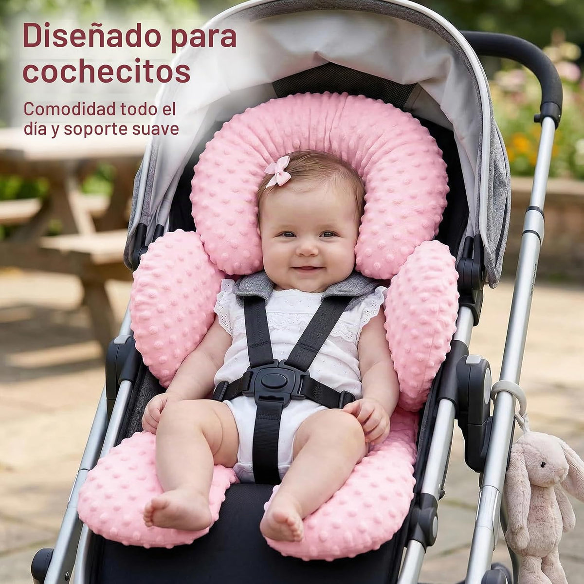 Pro Goleem Inserto de asiento de automóvil infantil, soporte para e...