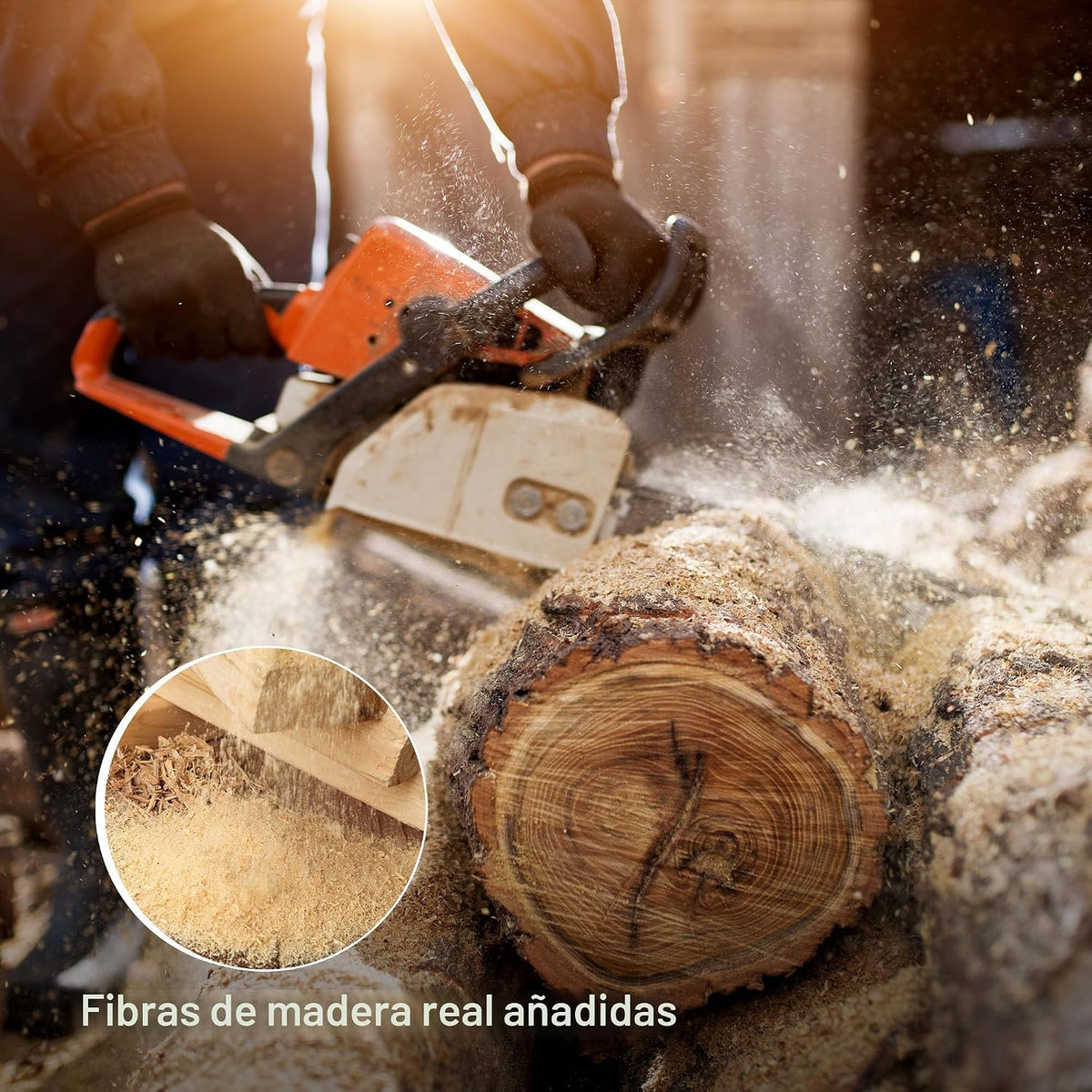 ELEGOO - Filamento PLA para impresora 3D de madera de 1.75mm, fibra...