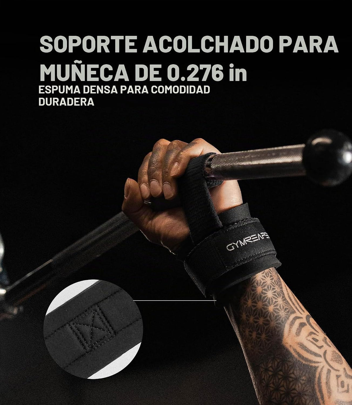 Gymreapers Correas de Levantamiento de Pesas con Clavija - Correas...