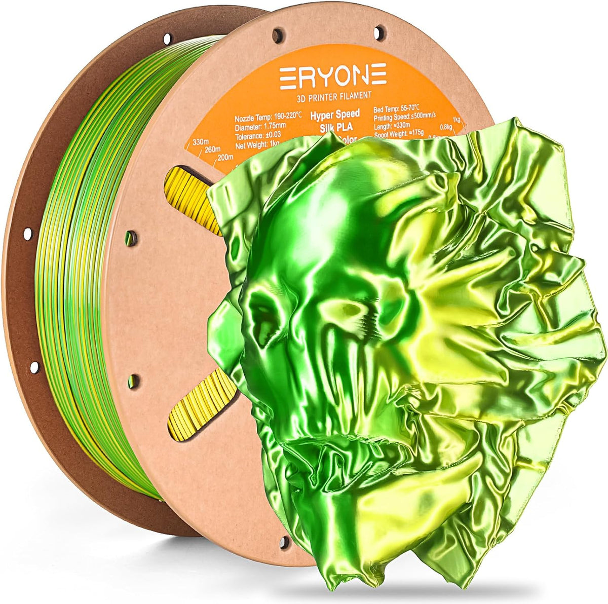 ERYONE HS Seda de Doble Color Filamento PLA para Impresora 3D 1.75m...