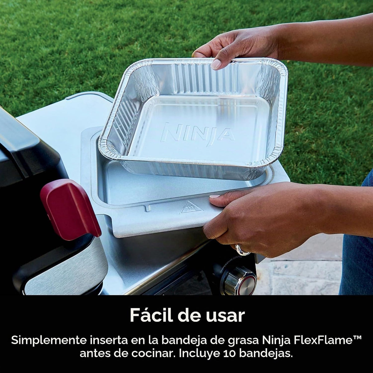 Ninja FlexFlame - Bandeja de grasa desechable de aluminio para PG30...