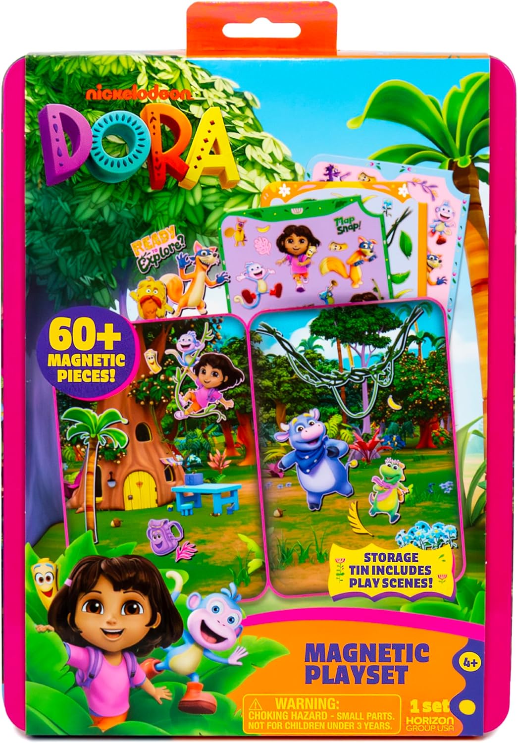 Conjunto de juego magnético de Dora, 75 personajes y accesorios, la...