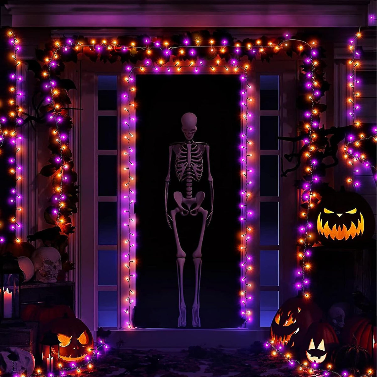 TW SHINE Luces de Halloween, 1000 LED de 328 pies de luces de Hallo...