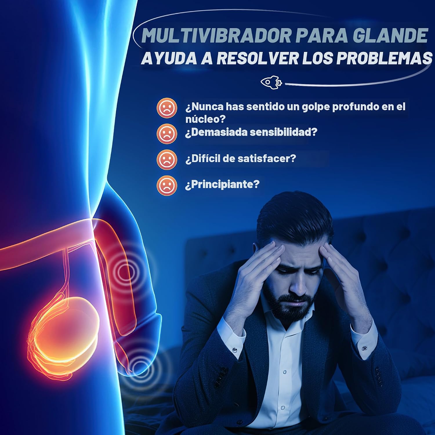Juguetes Sexuales Masculinos para Hombres Vibrador de Glande - baiw...