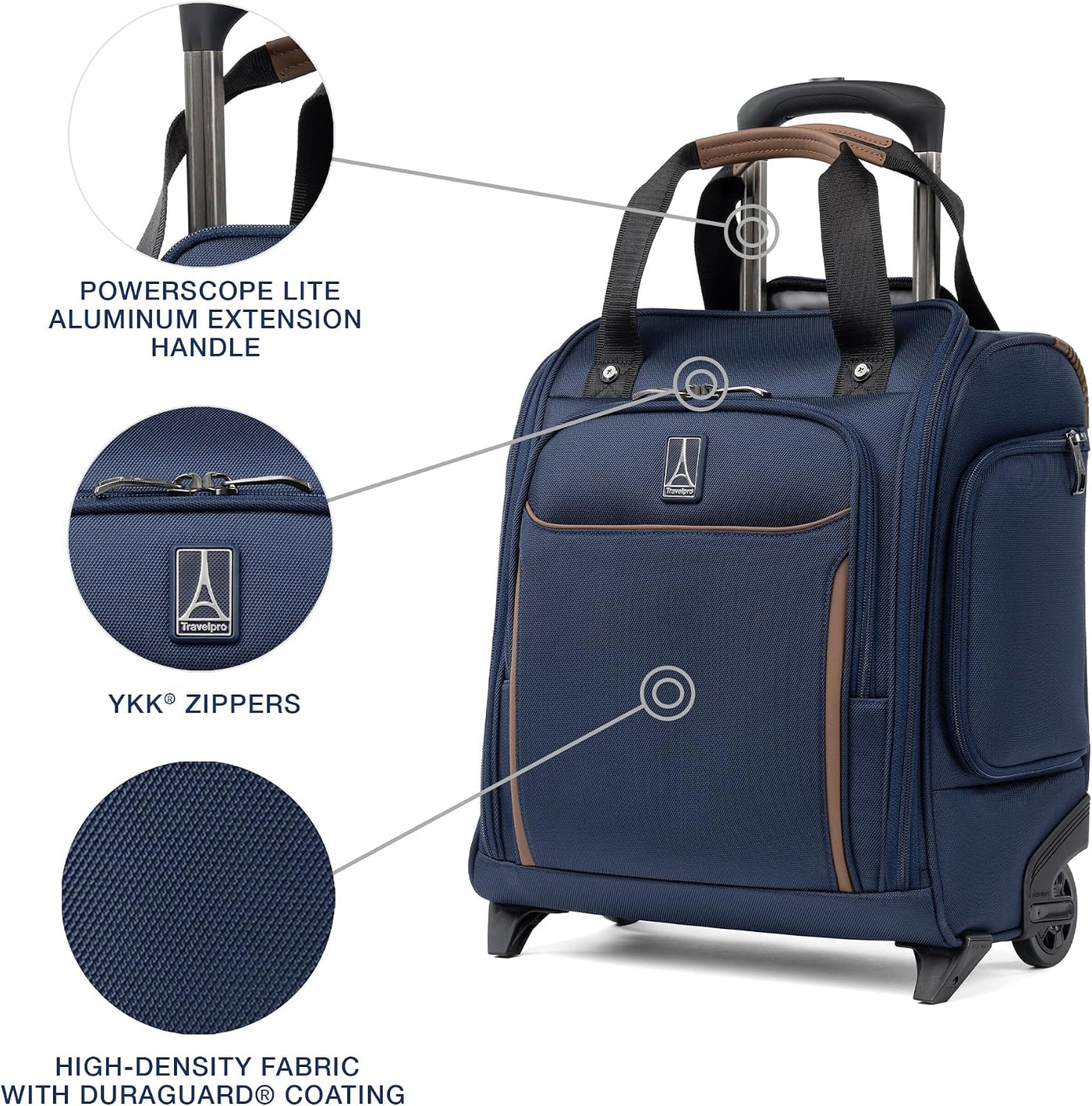 Travelpro Crew Classic Equipaje Ligero de Lado Suave, Bolsa Rodante...