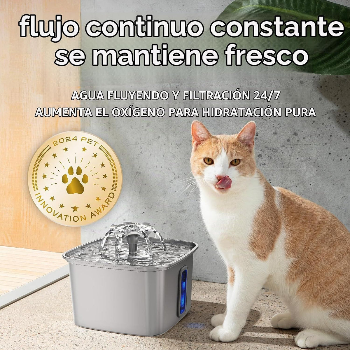 Veken - Ganador del Premio a la Innovación, Fuente de Agua para Gat...