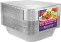 Nicole Home Collection Sartenes de aluminio con tapas, tamaño medio...